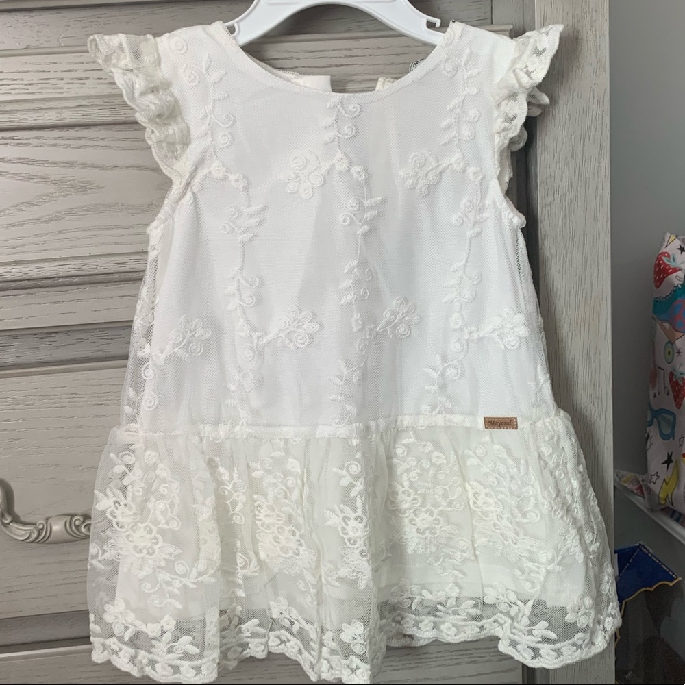 Baby Girls Lace dress by Mayoral